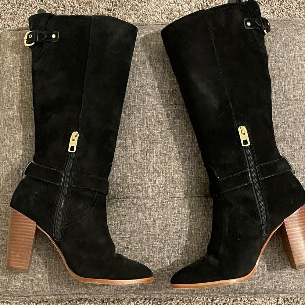 Coach leather boots